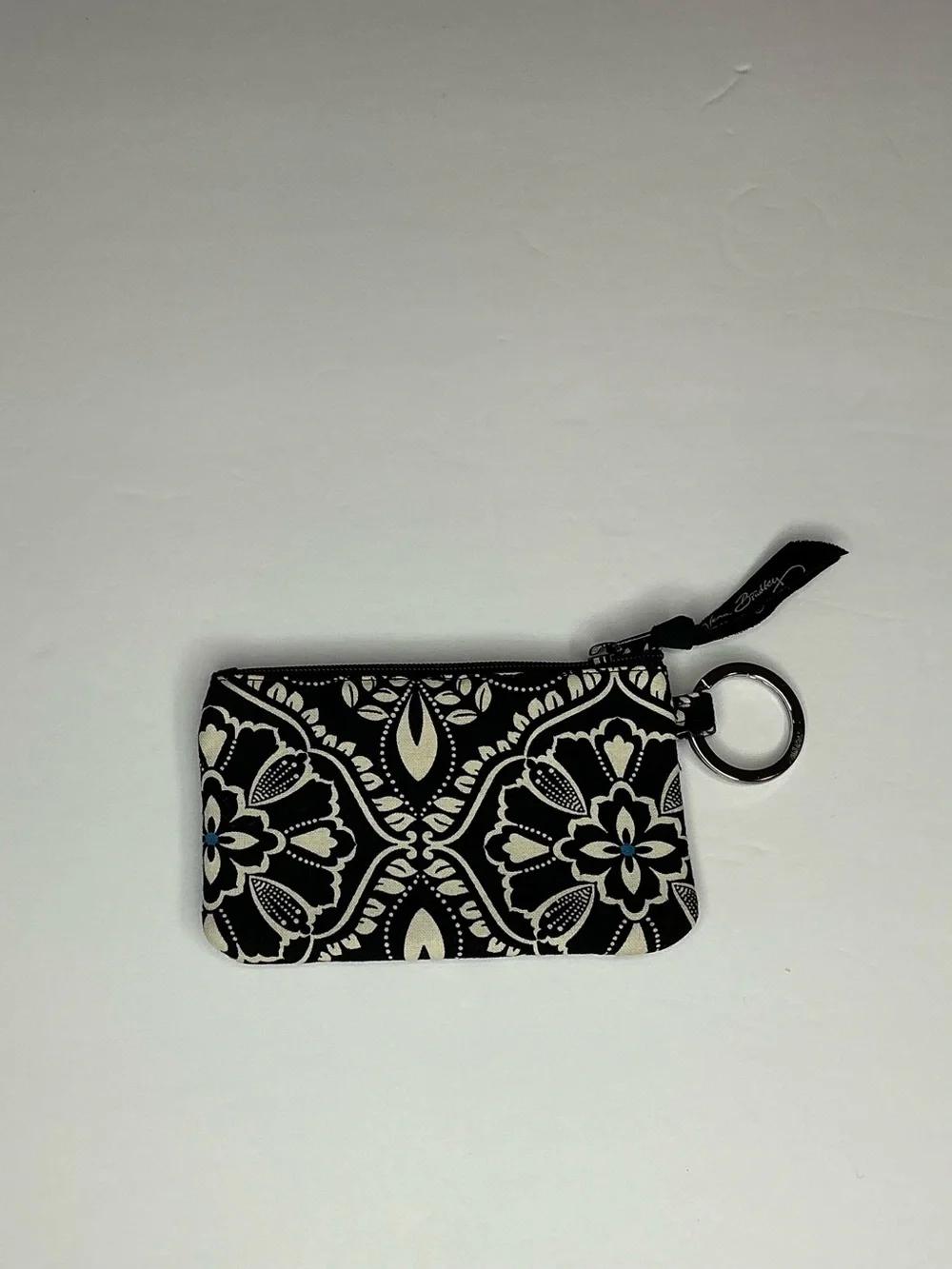 Vera Bradley Zip ID Coin Case BARCELONA with Keychain 2010